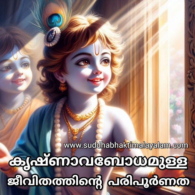 കൃഷ്ണ‌ാവബോധമുള്ള ജീവിതത്തിന്റെ പരിപൂർണത