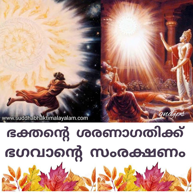 ഭക്തന്റെ ശരണാഗതിക്ക് ഭഗവാന്റെ സംരക്ഷണം