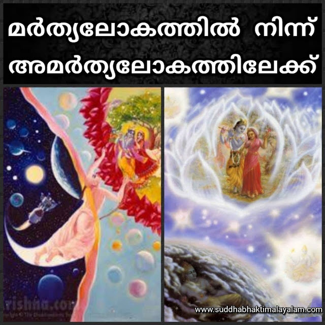 മർത്യലോകത്തിൽ നിന്ന് അമർത്യലോകത്തിലേക്ക്